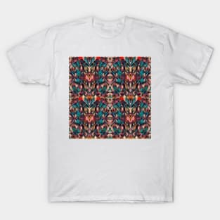 Neon Art Deco Pattern T-Shirt